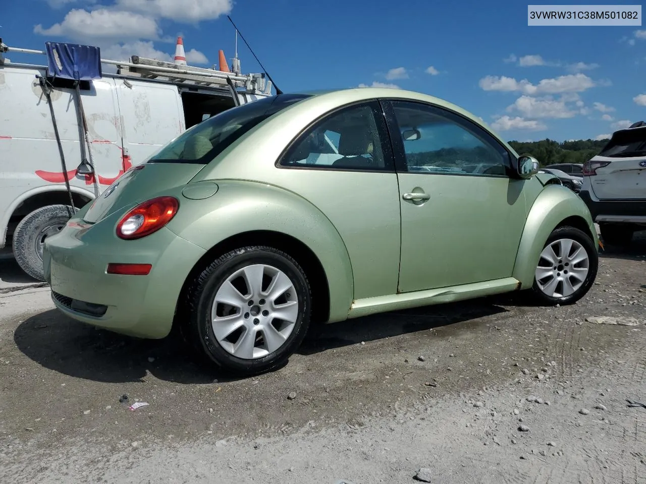 2008 Volkswagen New Beetle S VIN: 3VWRW31C38M501082 Lot: 71196154