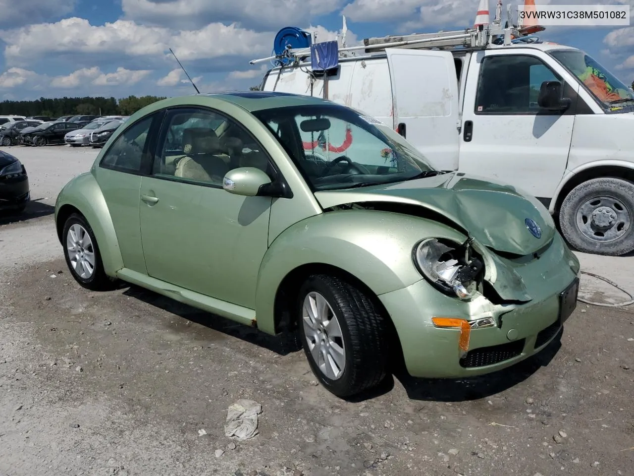 2008 Volkswagen New Beetle S VIN: 3VWRW31C38M501082 Lot: 71196154