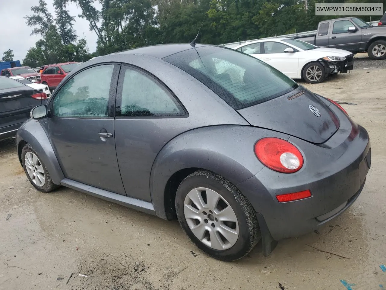 2008 Volkswagen New Beetle S VIN: 3VWPW31C58M503472 Lot: 71221354