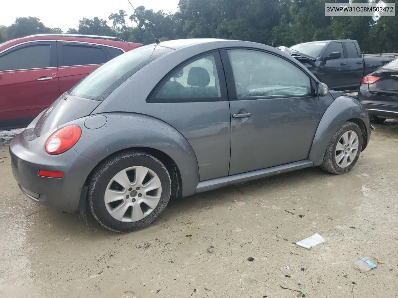 2008 Volkswagen New Beetle S VIN: 3VWPW31C58M503472 Lot: 71221354