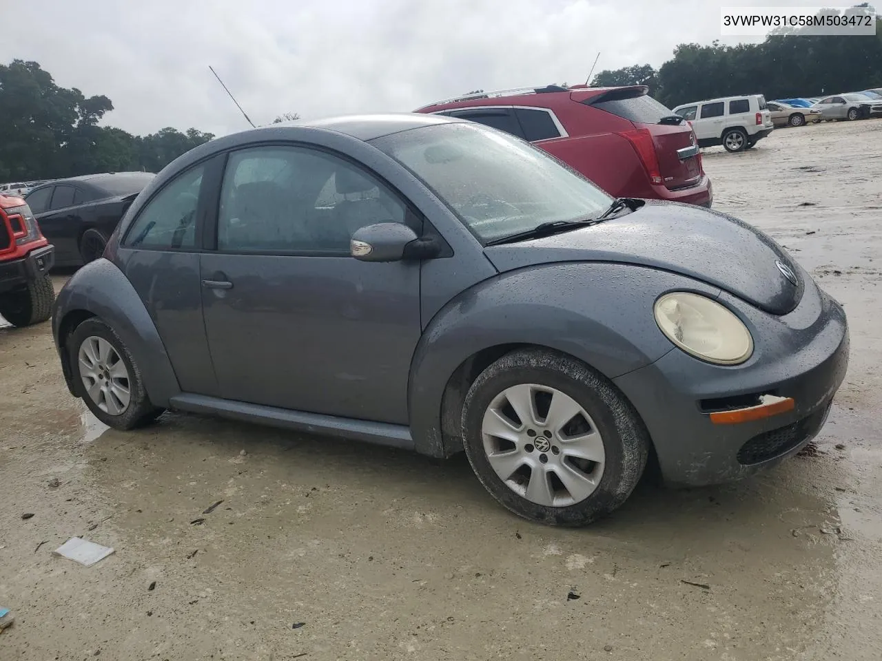 3VWPW31C58M503472 2008 Volkswagen New Beetle S