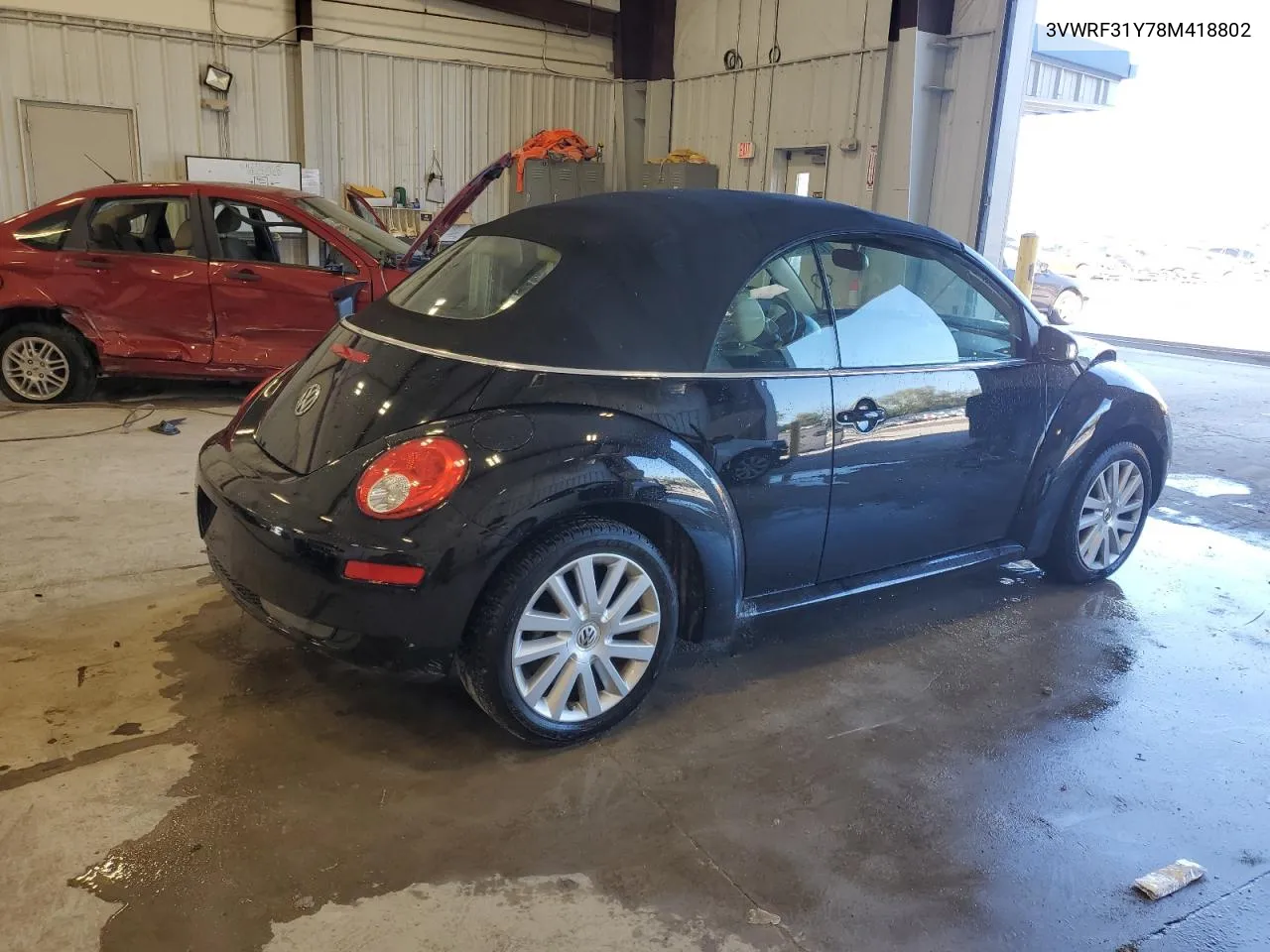 2008 Volkswagen New Beetle Convertible Se VIN: 3VWRF31Y78M418802 Lot: 72056624