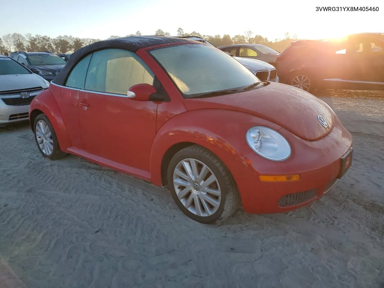 2008 Volkswagen New Beetle Convertible Se VIN: 3VWRG31YX8M405460 Lot: 75984594