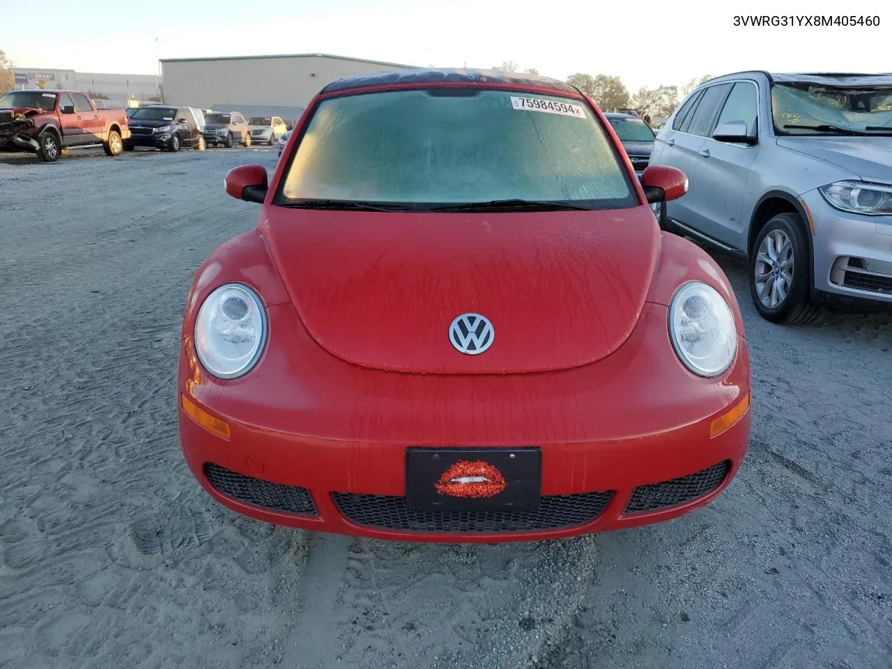 2008 Volkswagen New Beetle Convertible Se VIN: 3VWRG31YX8M405460 Lot: 75984594