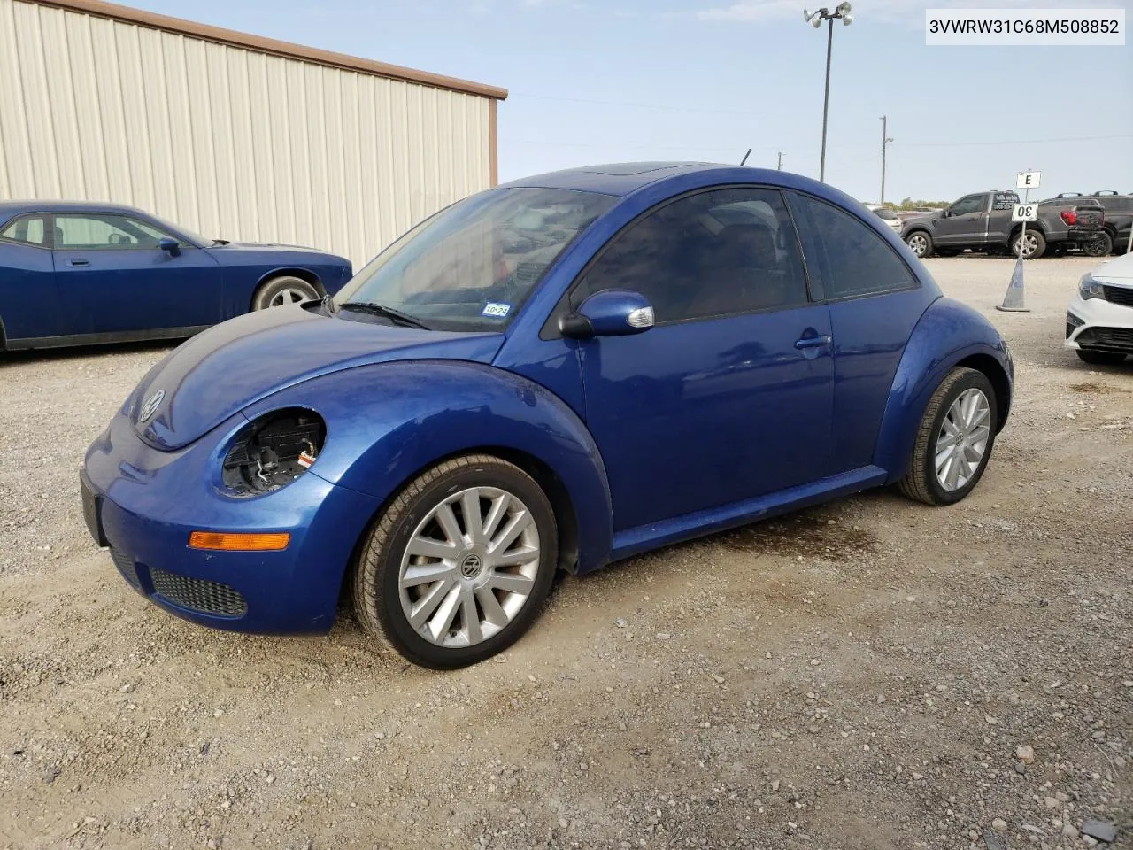 2008 Volkswagen New Beetle S VIN: 3VWRW31C68M508852 Lot: 76255314