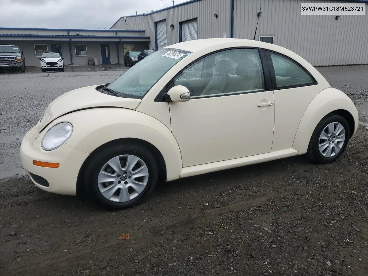 2008 Volkswagen New Beetle S VIN: 3VWPW31C18M523721 Lot: 76284674