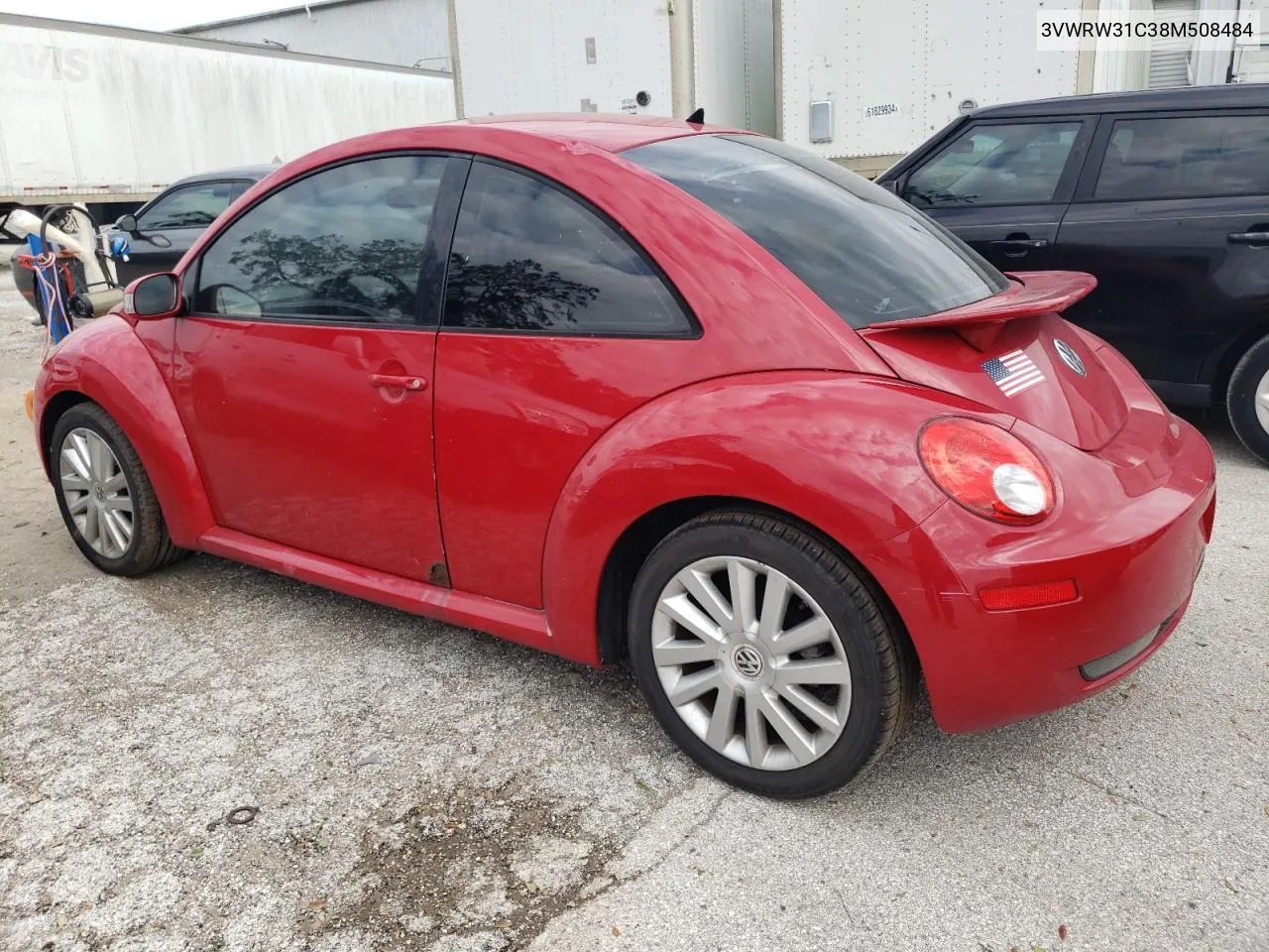 2008 Volkswagen New Beetle S VIN: 3VWRW31C38M508484 Lot: 76455784