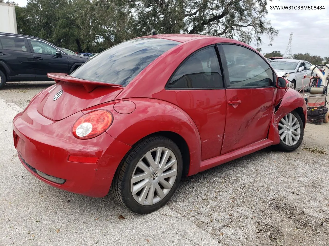 2008 Volkswagen New Beetle S VIN: 3VWRW31C38M508484 Lot: 76455784