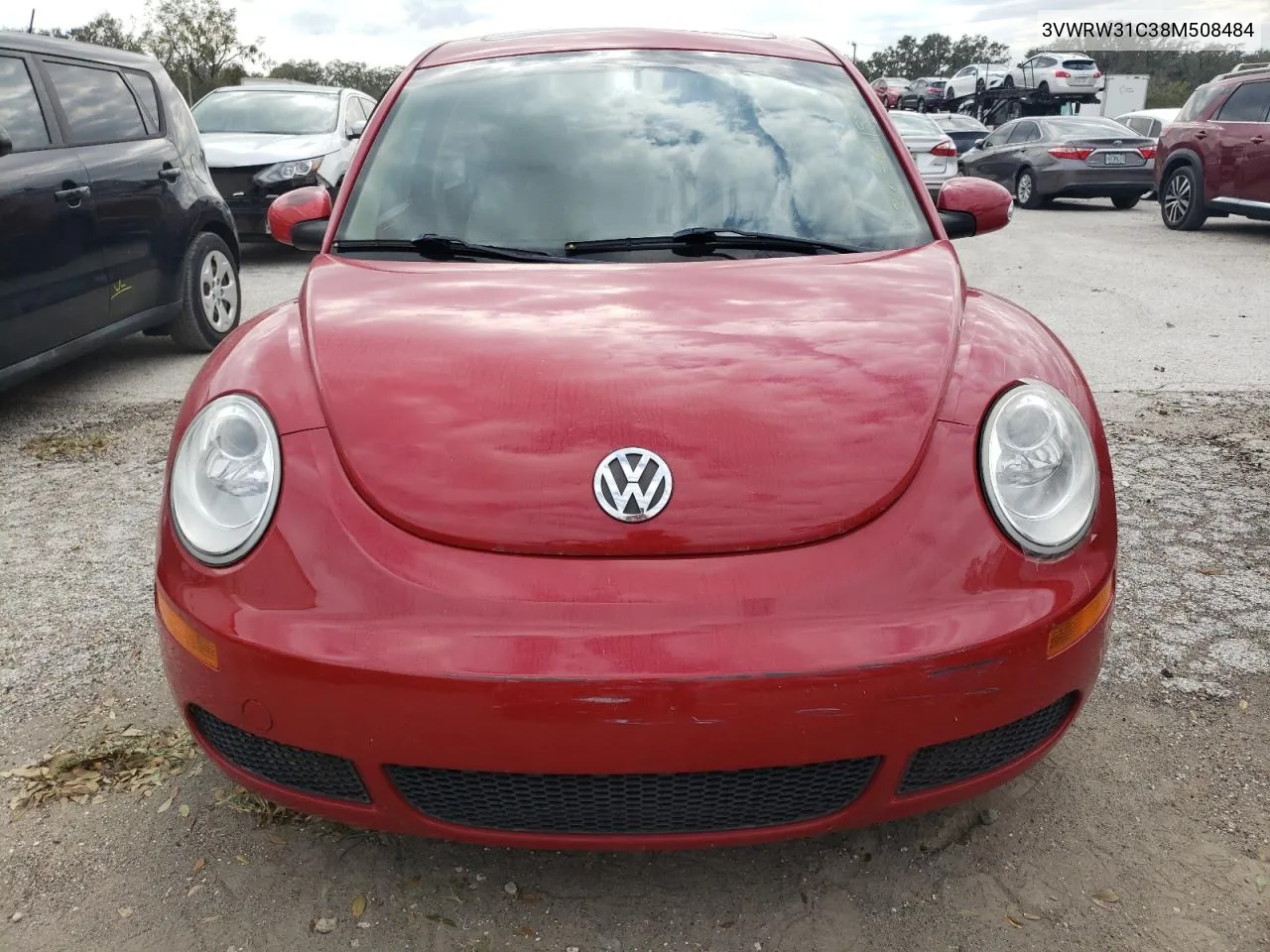 2008 Volkswagen New Beetle S VIN: 3VWRW31C38M508484 Lot: 76455784