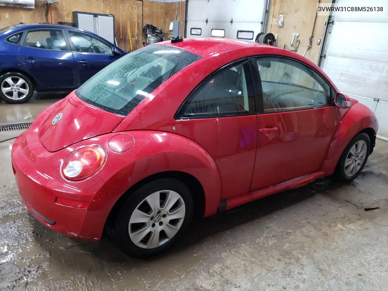 2008 Volkswagen New Beetle S VIN: 3VWRW31C88M526138 Lot: 77848734