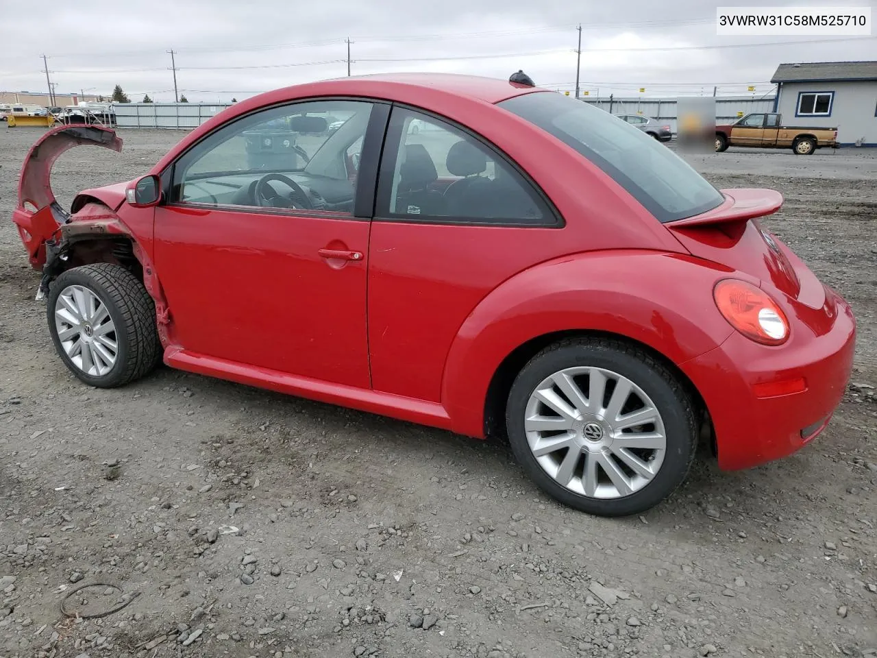 2008 Volkswagen New Beetle S VIN: 3VWRW31C58M525710 Lot: 78014914