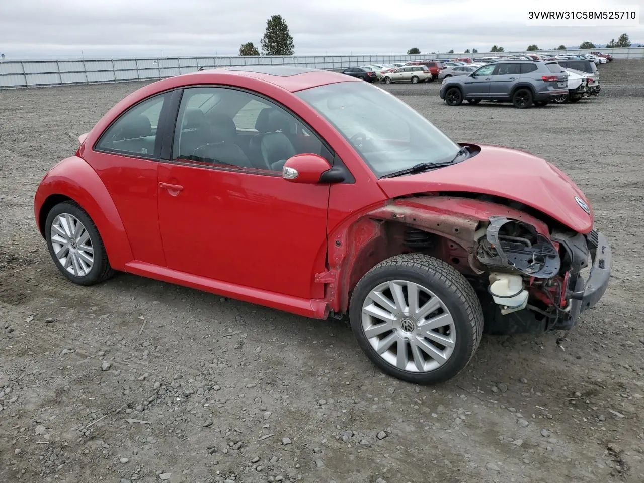 2008 Volkswagen New Beetle S VIN: 3VWRW31C58M525710 Lot: 78014914