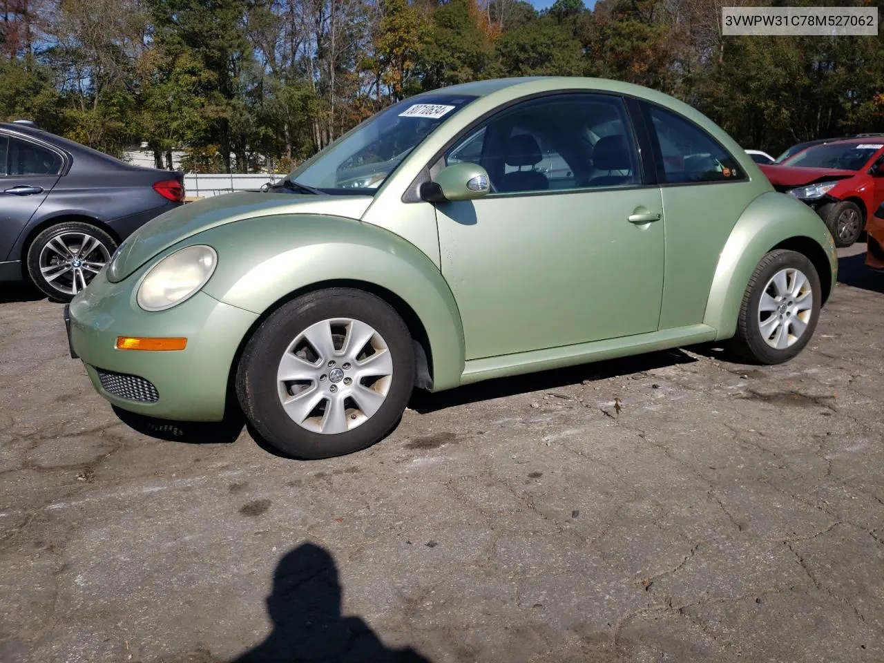 2008 Volkswagen New Beetle S VIN: 3VWPW31C78M527062 Lot: 80710634