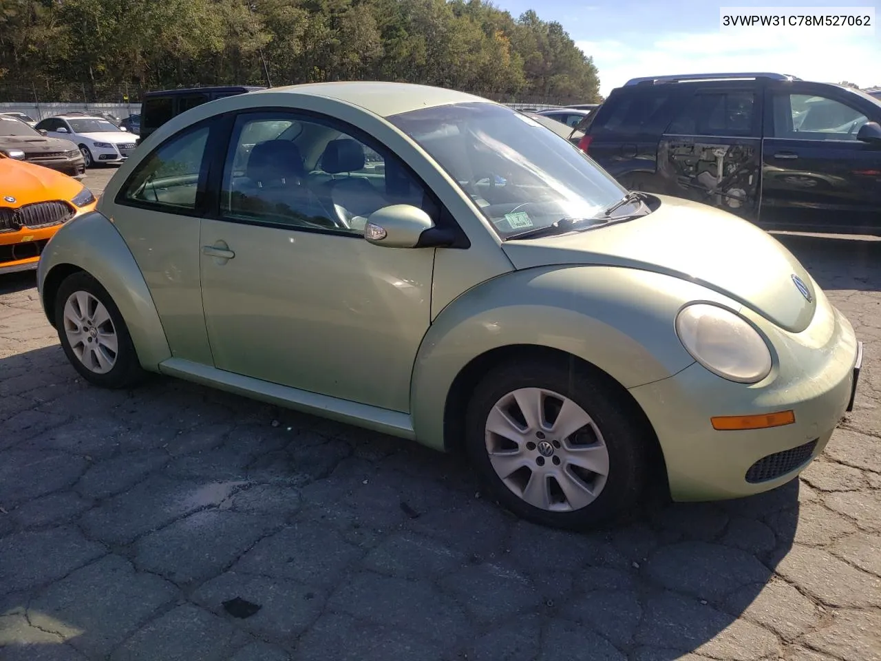 2008 Volkswagen New Beetle S VIN: 3VWPW31C78M527062 Lot: 80710634