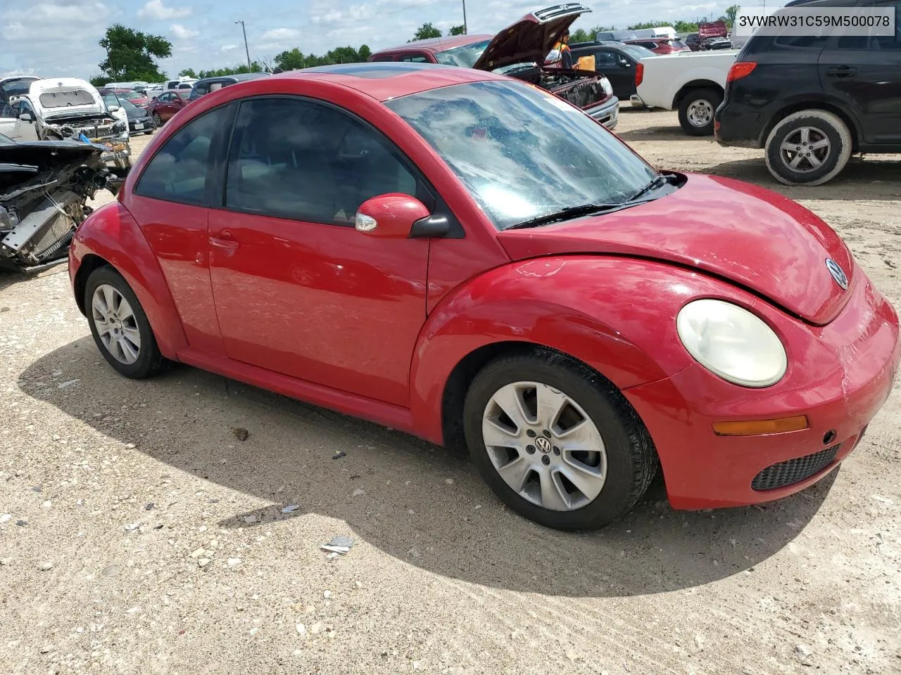 3VWRW31C59M500078 2009 Volkswagen New Beetle S