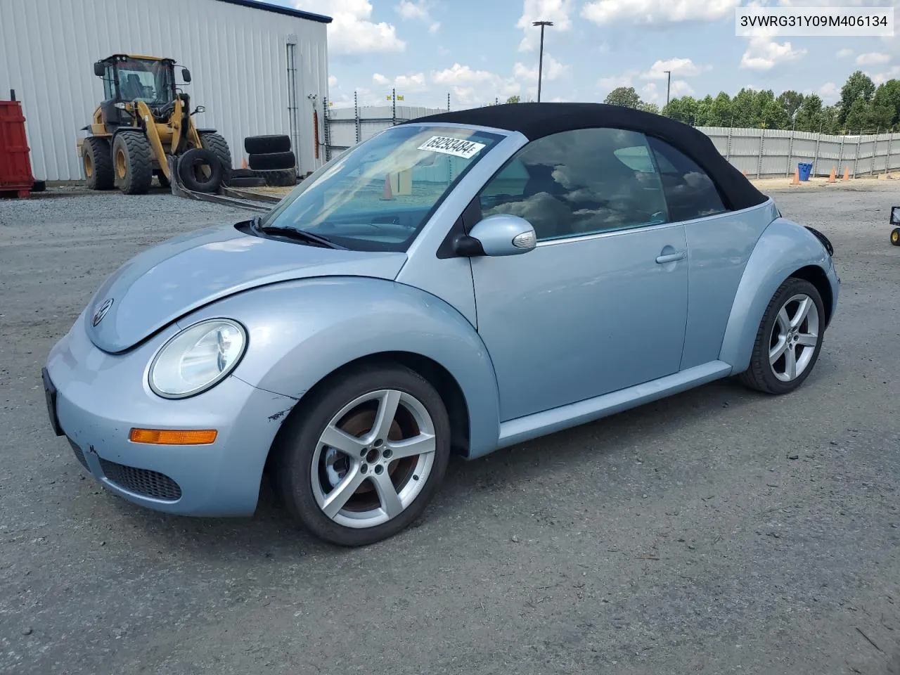 2009 Volkswagen New Beetle S VIN: 3VWRG31Y09M406134 Lot: 69293484