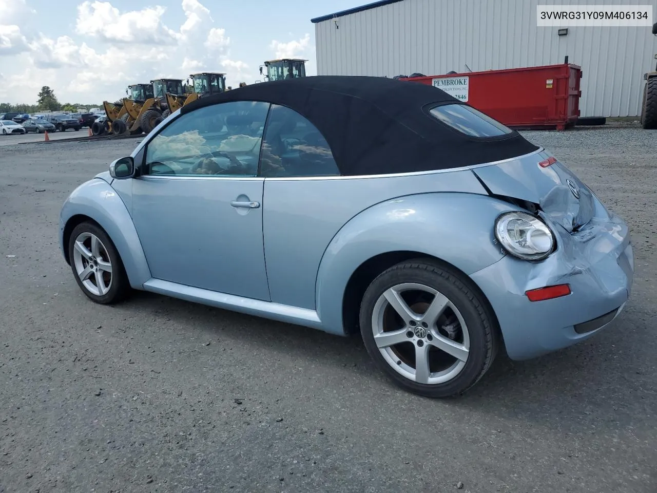 2009 Volkswagen New Beetle S VIN: 3VWRG31Y09M406134 Lot: 69293484