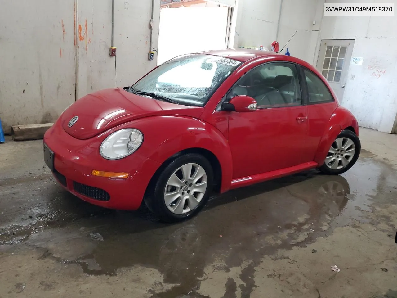 2009 Volkswagen New Beetle S VIN: 3VWPW31C49M518370 Lot: 69863454