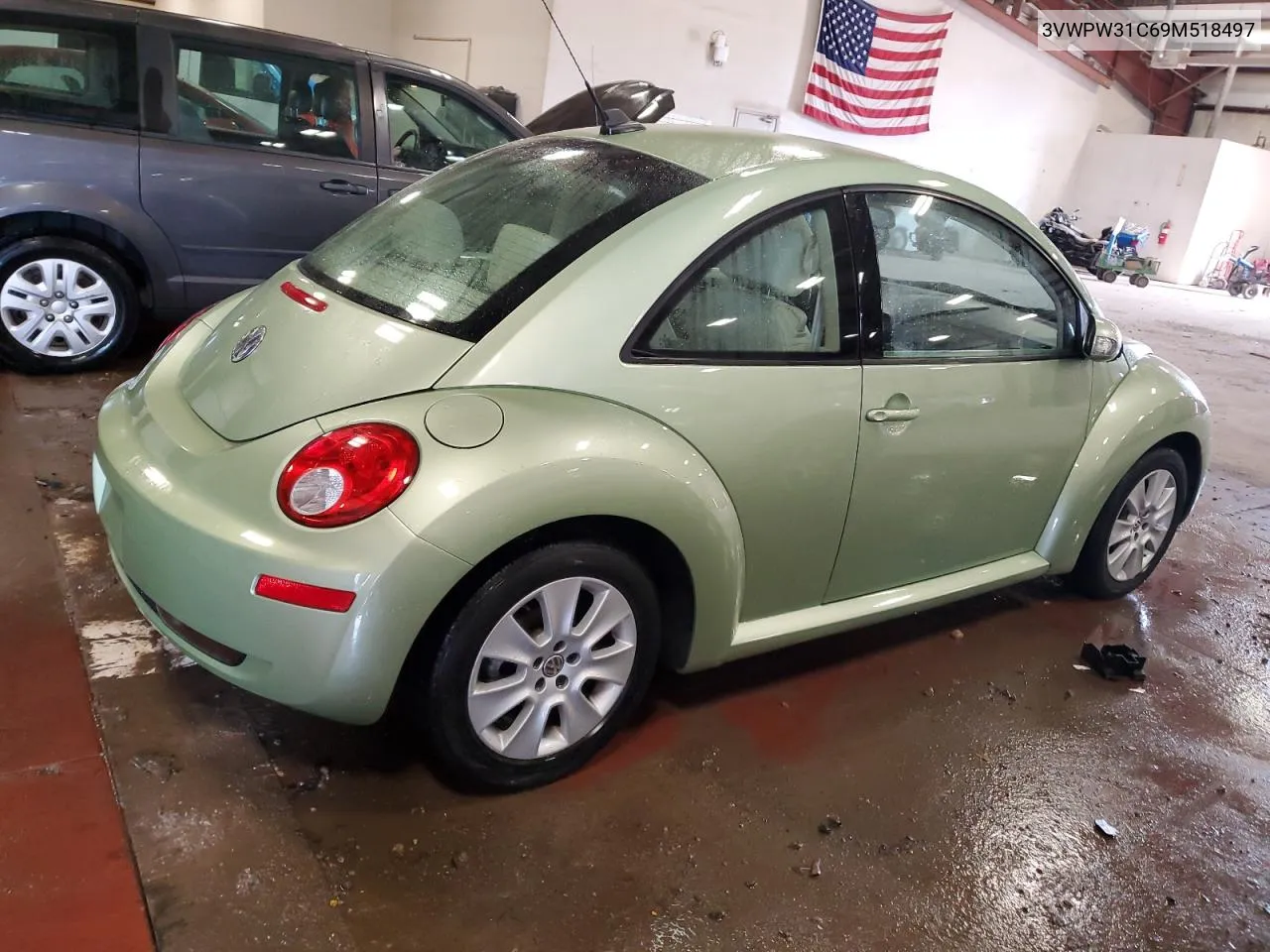 2009 Volkswagen New Beetle S VIN: 3VWPW31C69M518497 Lot: 73153144