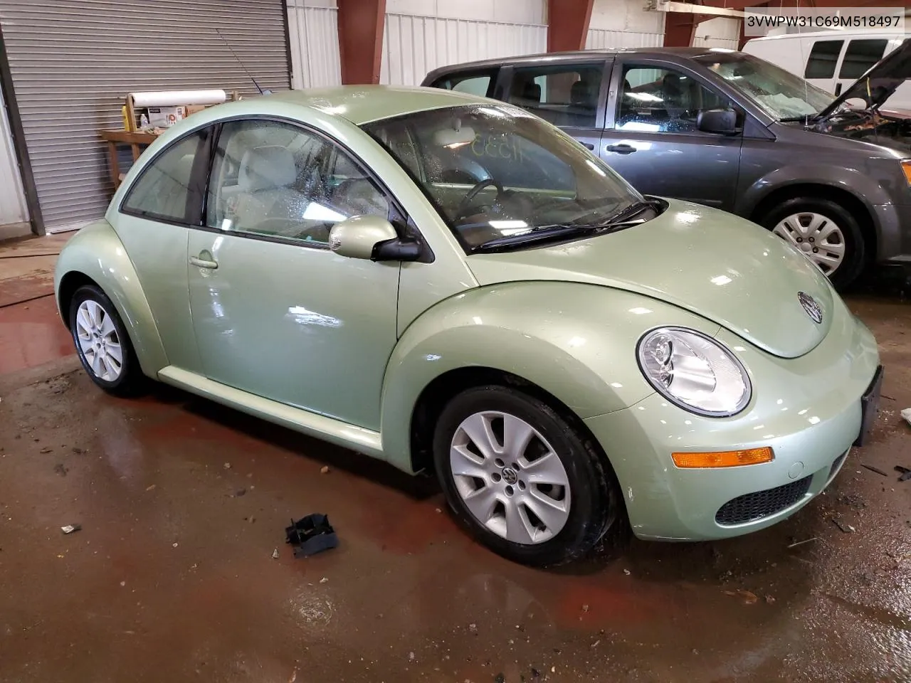 2009 Volkswagen New Beetle S VIN: 3VWPW31C69M518497 Lot: 73153144