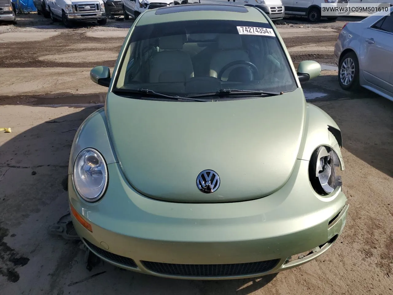 3VWRW31C09M501610 2009 Volkswagen New Beetle S