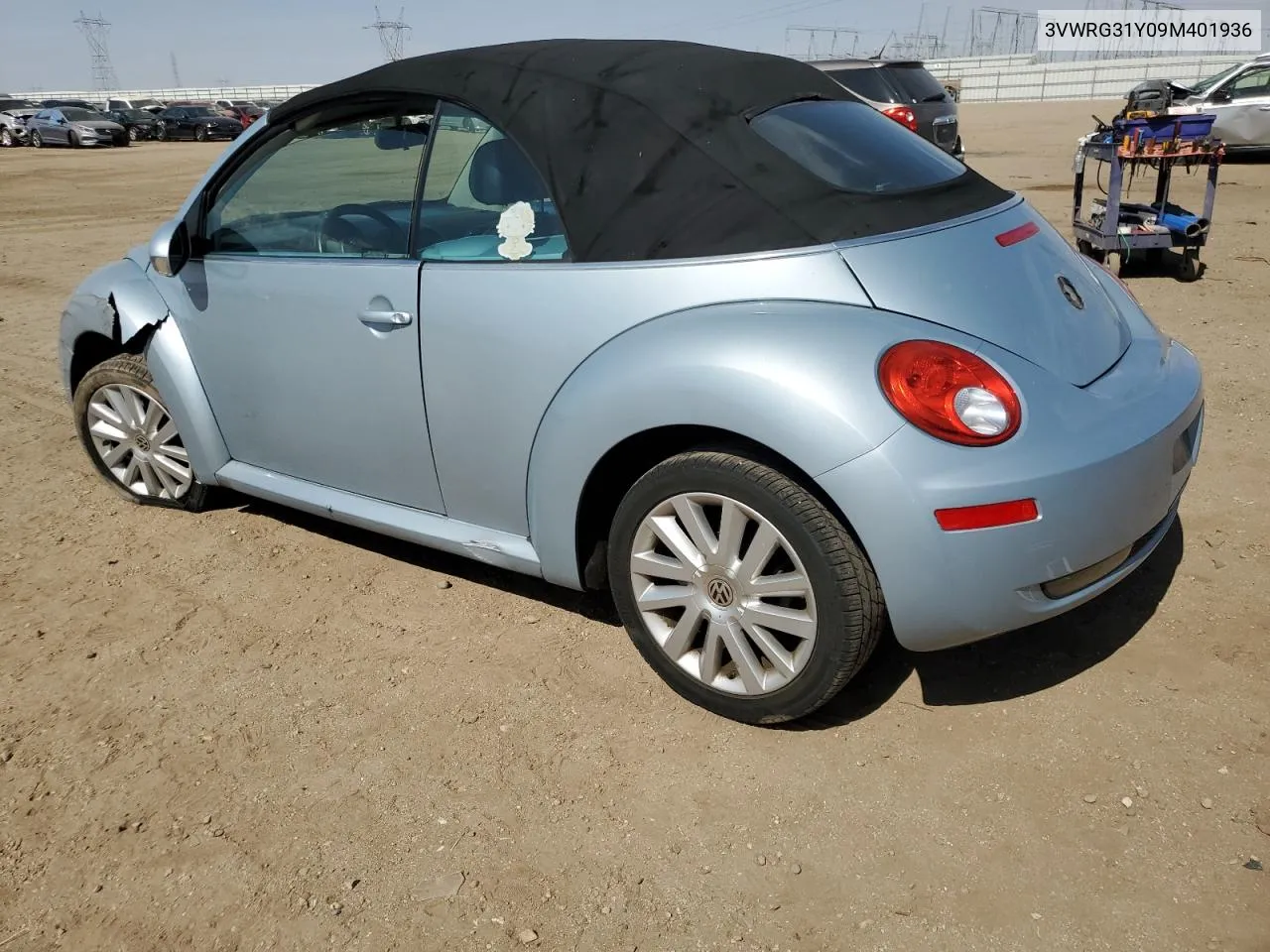 2009 Volkswagen New Beetle S VIN: 3VWRG31Y09M401936 Lot: 74372874