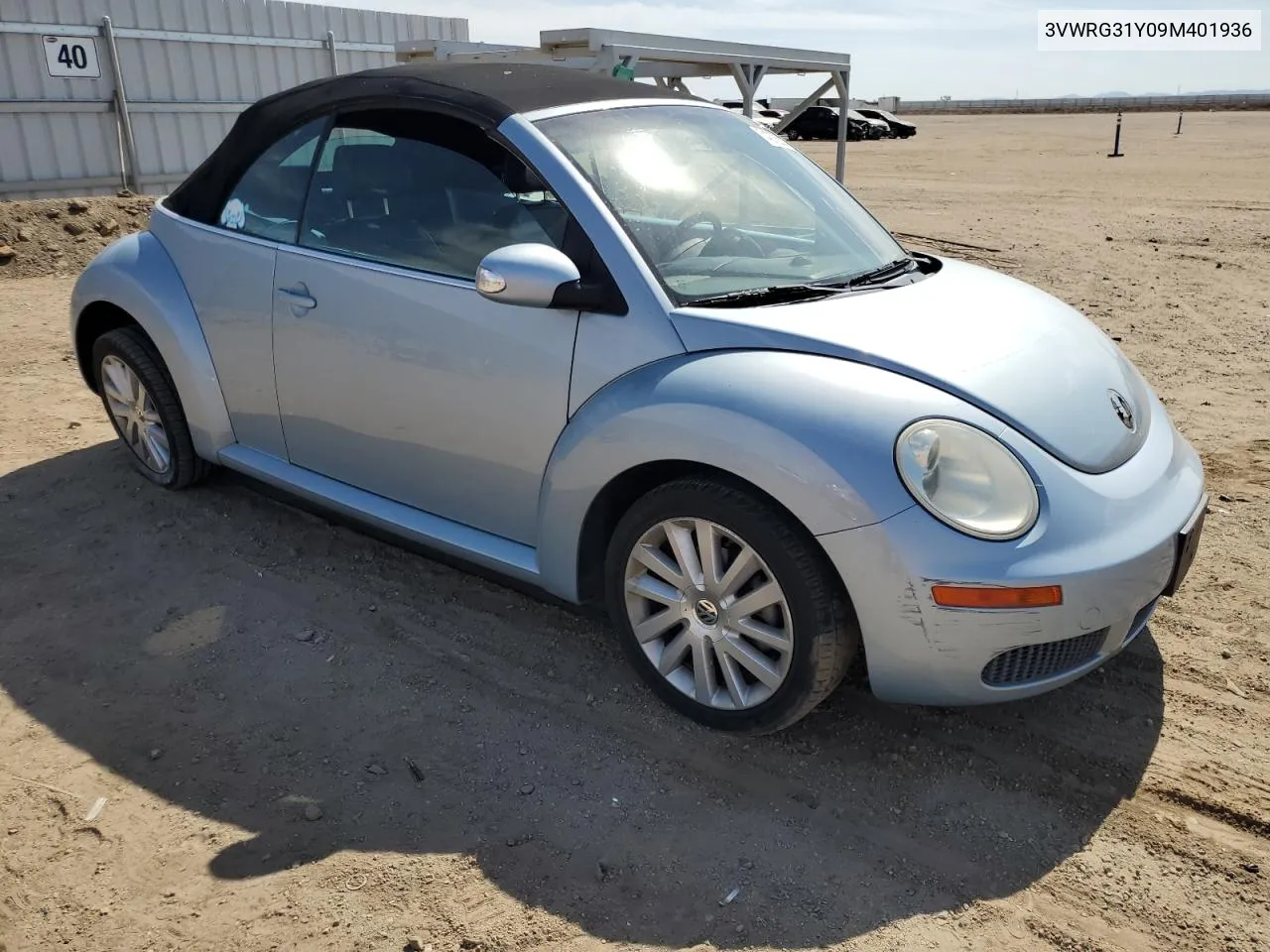 2009 Volkswagen New Beetle S VIN: 3VWRG31Y09M401936 Lot: 74372874