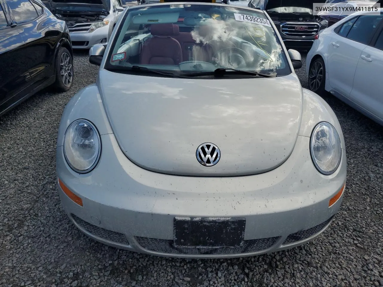 2009 Volkswagen New Beetle Blush Edition VIN: 3VWSF31YX9M411815 Lot: 74392354