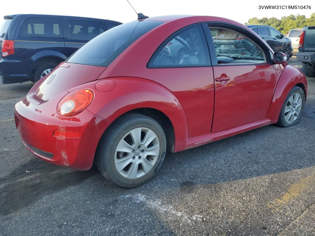 2009 Volkswagen New Beetle S VIN: 3VWRW31C19M510476 Lot: 74935164