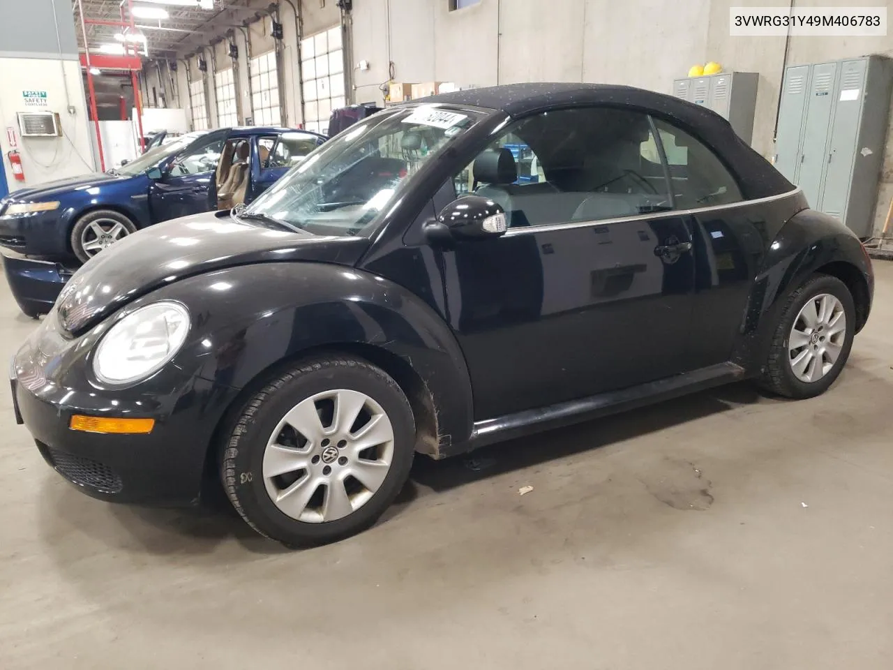 2009 Volkswagen New Beetle S VIN: 3VWRG31Y49M406783 Lot: 75182044