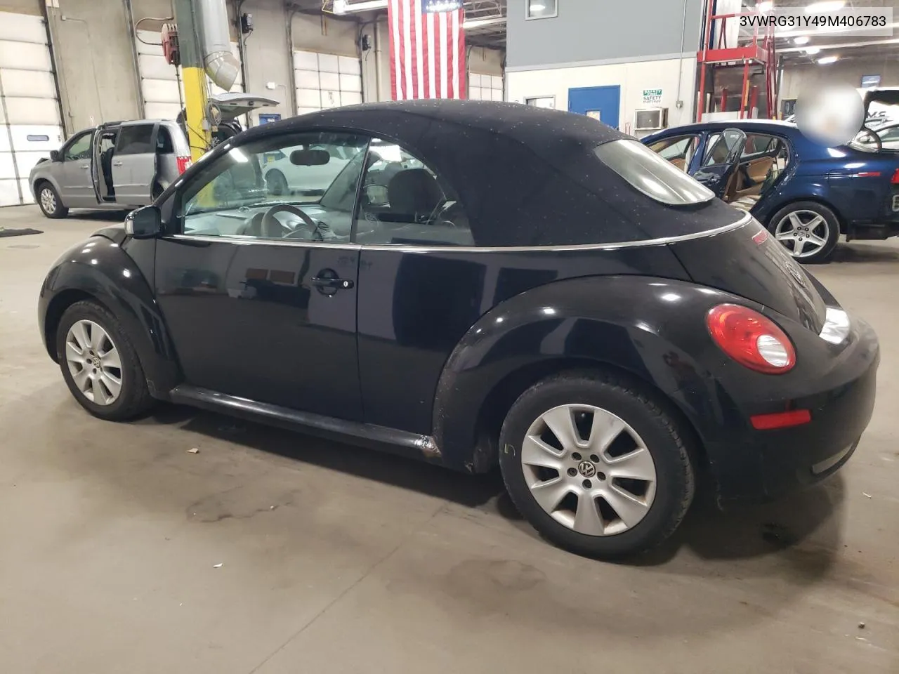 2009 Volkswagen New Beetle S VIN: 3VWRG31Y49M406783 Lot: 75182044