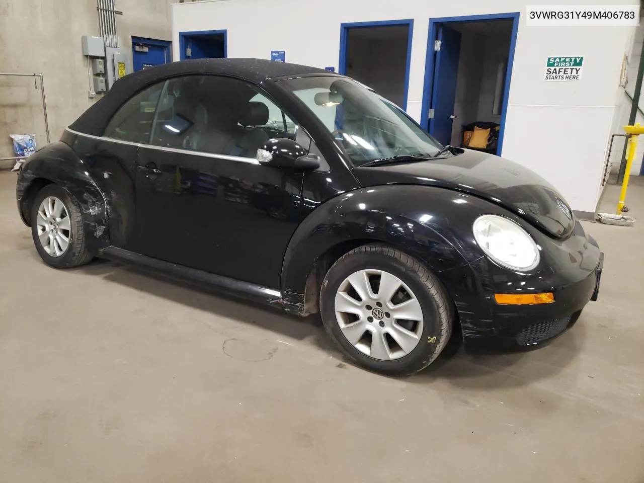 2009 Volkswagen New Beetle S VIN: 3VWRG31Y49M406783 Lot: 75182044