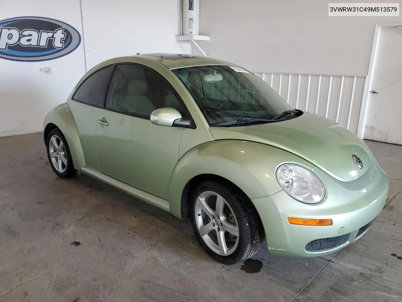 2009 Volkswagen New Beetle S VIN: 3VWRW31C49M513579 Lot: 75345064