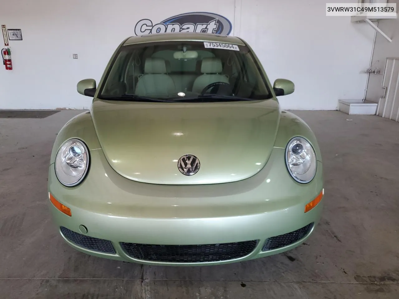 2009 Volkswagen New Beetle S VIN: 3VWRW31C49M513579 Lot: 75345064