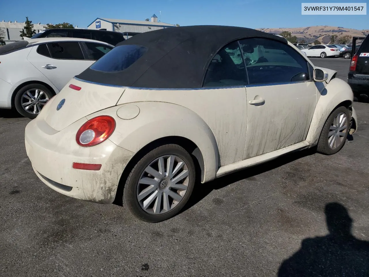 2009 Volkswagen New Beetle S VIN: 3VWRF31Y79M401547 Lot: 77449124