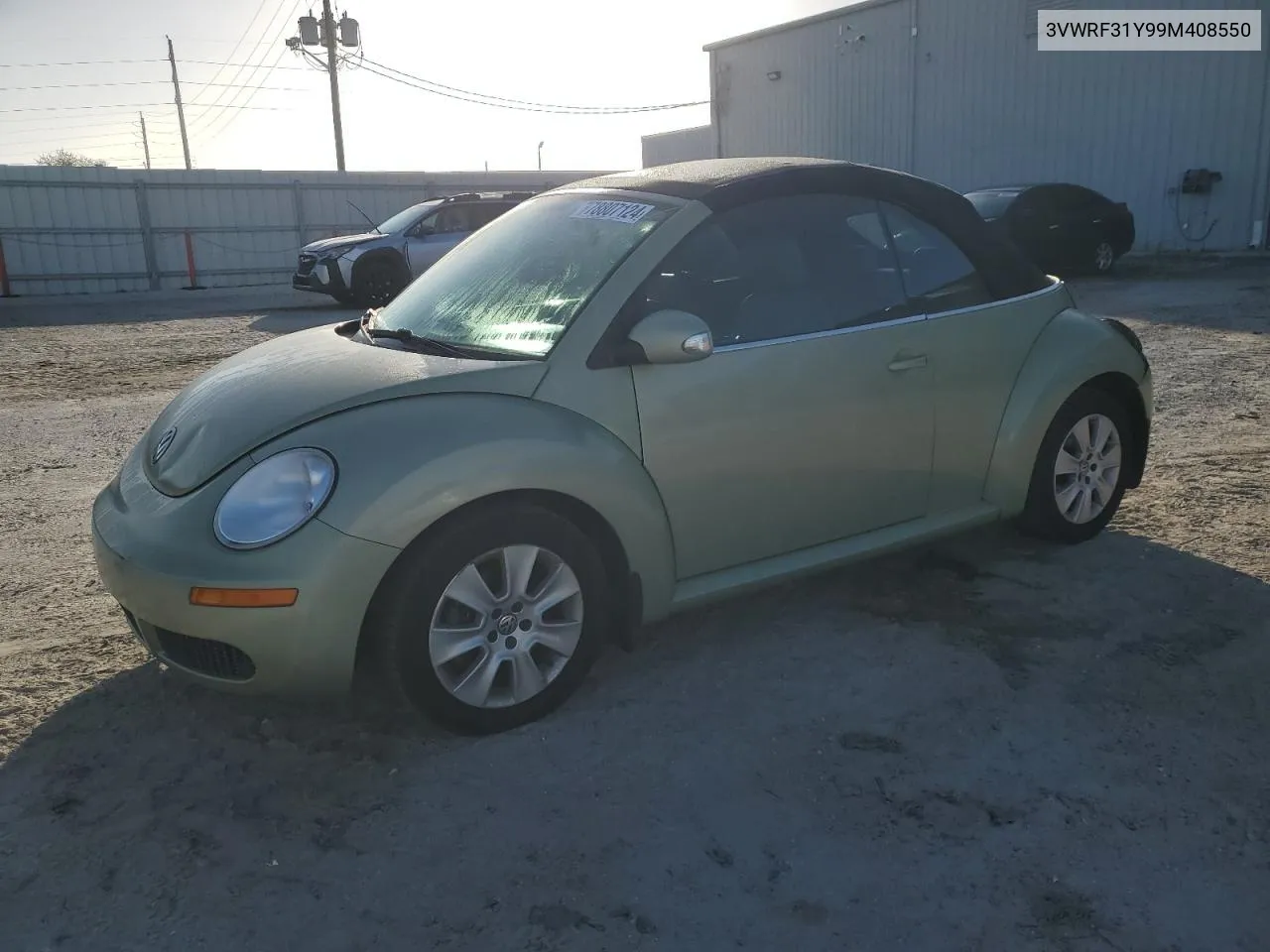 2009 Volkswagen New Beetle S VIN: 3VWRF31Y99M408550 Lot: 78807124