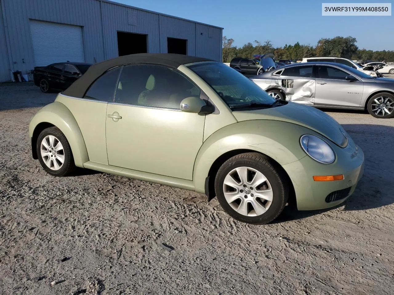 2009 Volkswagen New Beetle S VIN: 3VWRF31Y99M408550 Lot: 78807124