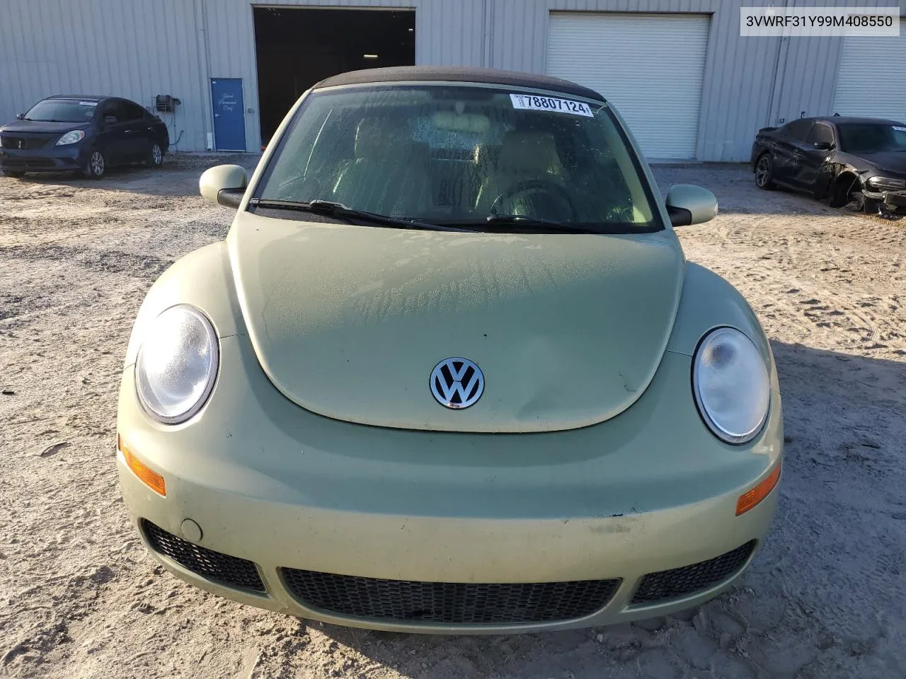 2009 Volkswagen New Beetle S VIN: 3VWRF31Y99M408550 Lot: 78807124