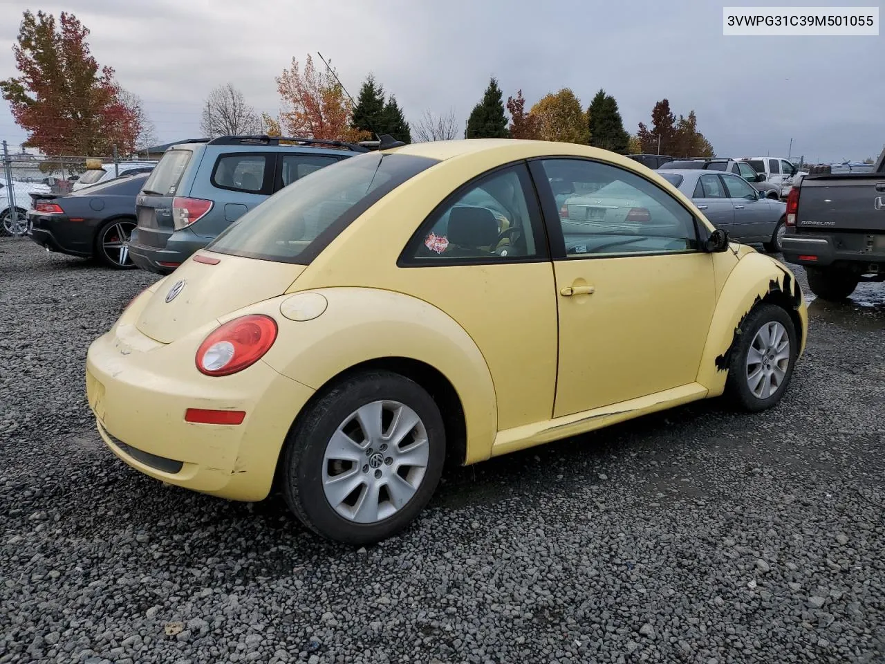 2009 Volkswagen New Beetle S VIN: 3VWPG31C39M501055 Lot: 78957264