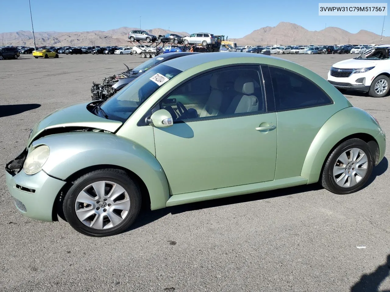 2009 Volkswagen New Beetle S VIN: 3VWPW31C79M517567 Lot: 79142004