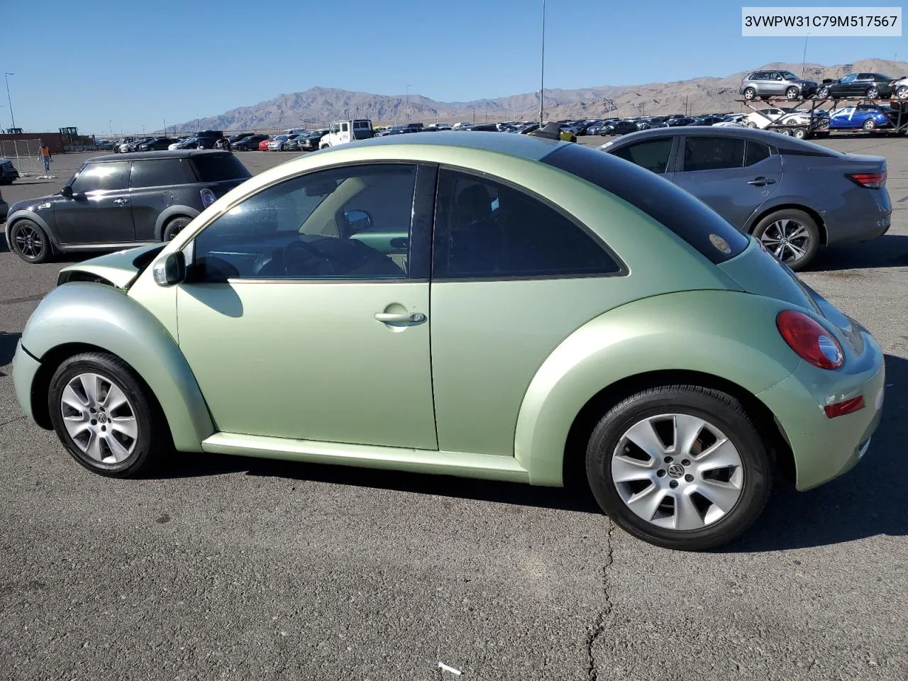 2009 Volkswagen New Beetle S VIN: 3VWPW31C79M517567 Lot: 79142004