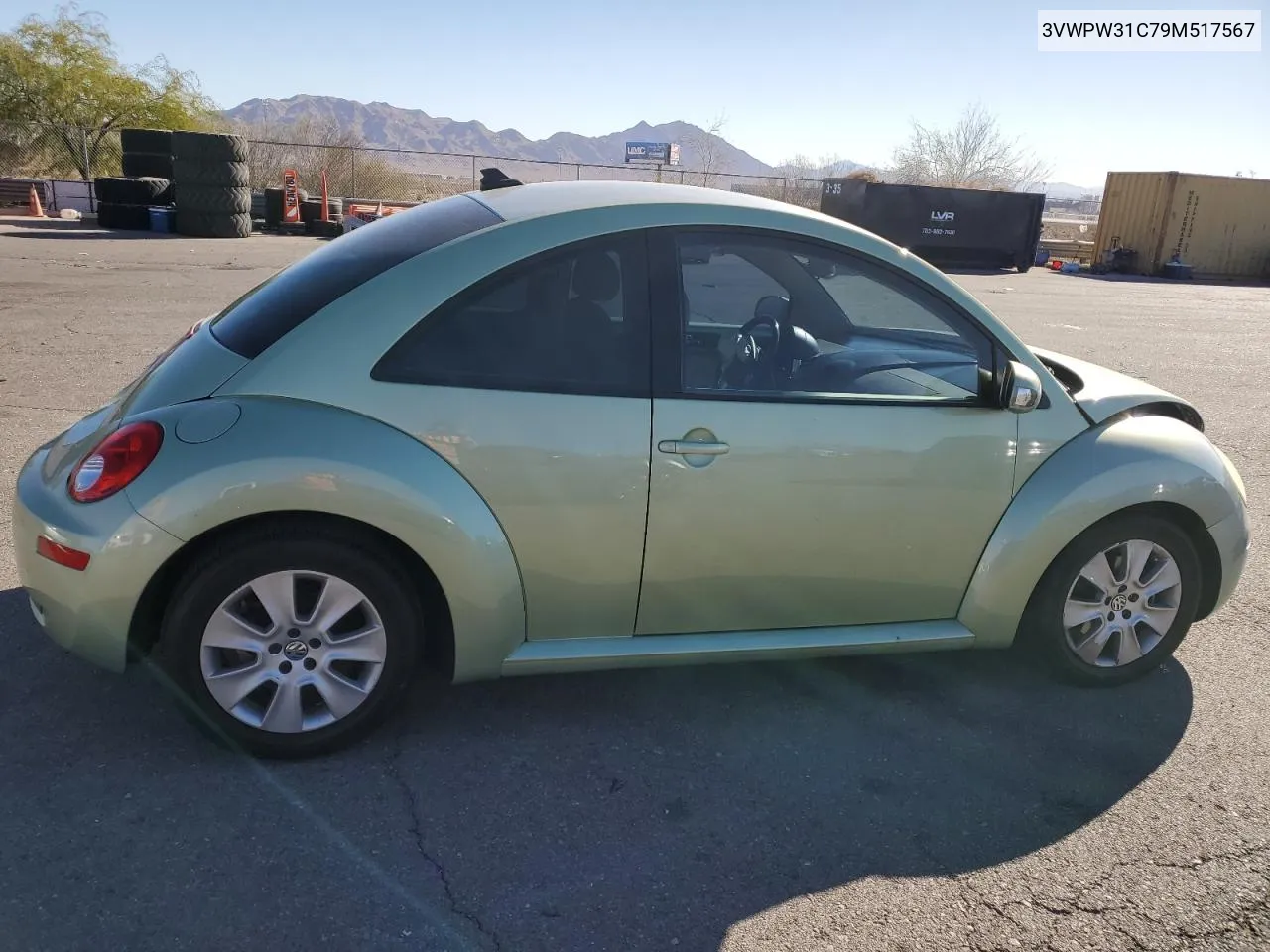 2009 Volkswagen New Beetle S VIN: 3VWPW31C79M517567 Lot: 79142004