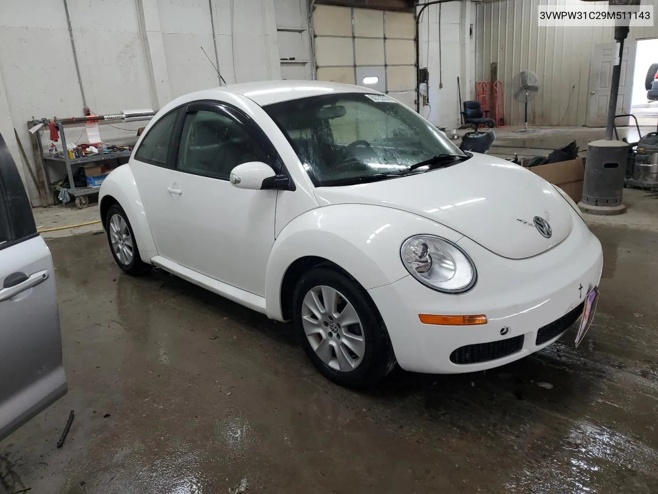 2009 Volkswagen New Beetle S VIN: 3VWPW31C29M511143 Lot: 80123514