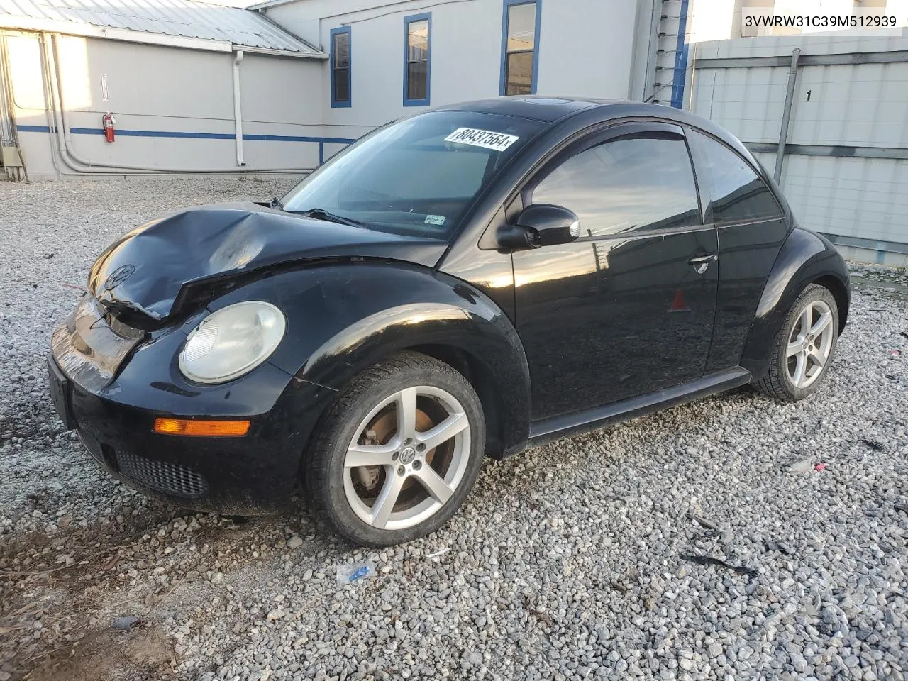 2009 Volkswagen New Beetle S VIN: 3VWRW31C39M512939 Lot: 80437564