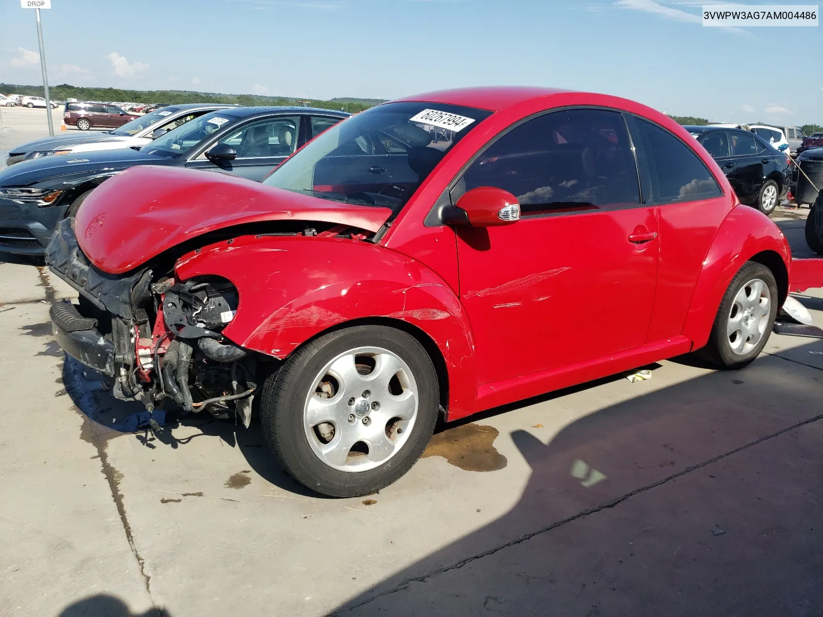 2010 Volkswagen New Beetle VIN: 3VWPW3AG7AM004486 Lot: 60267994