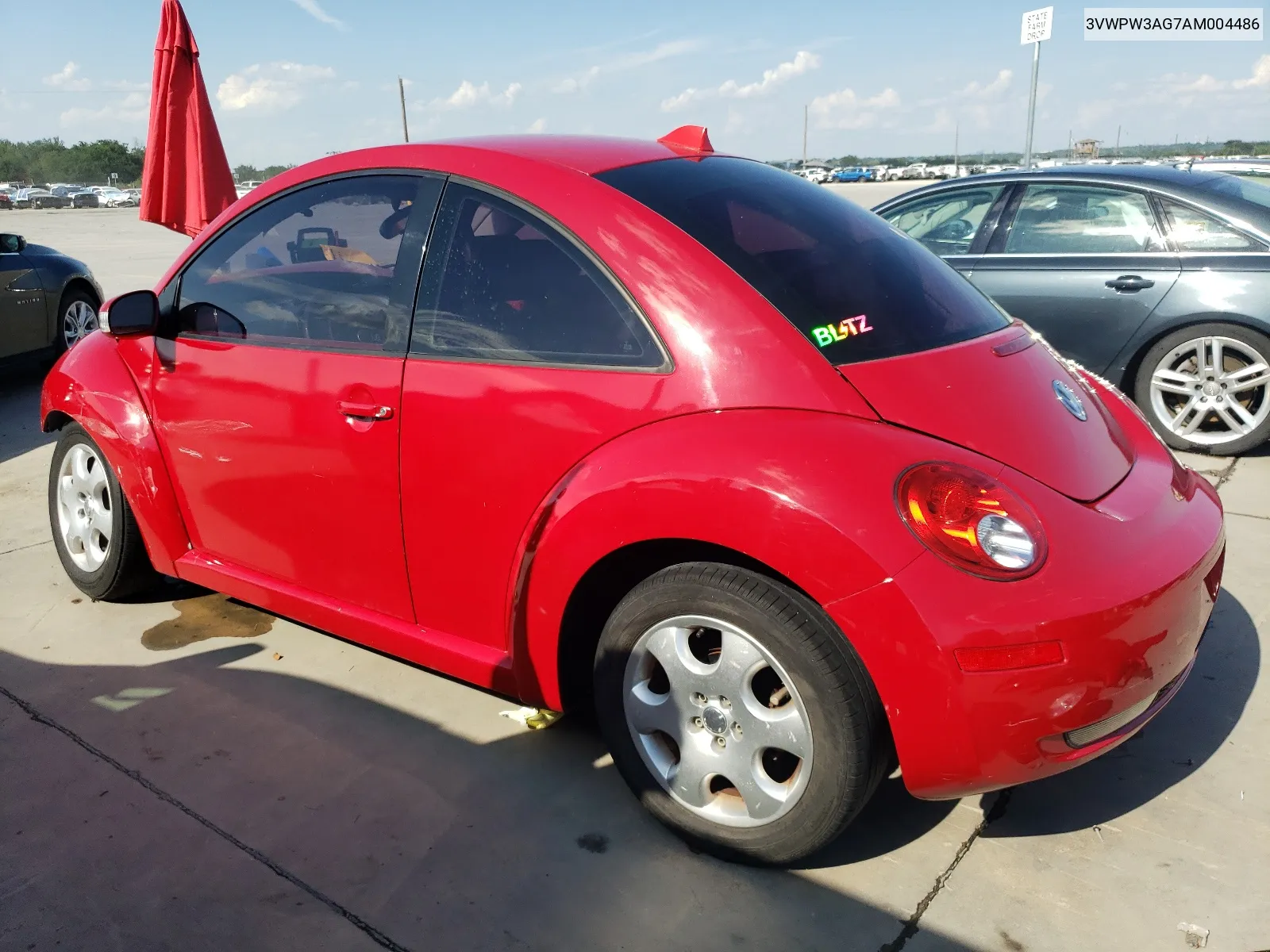 2010 Volkswagen New Beetle VIN: 3VWPW3AG7AM004486 Lot: 60267994