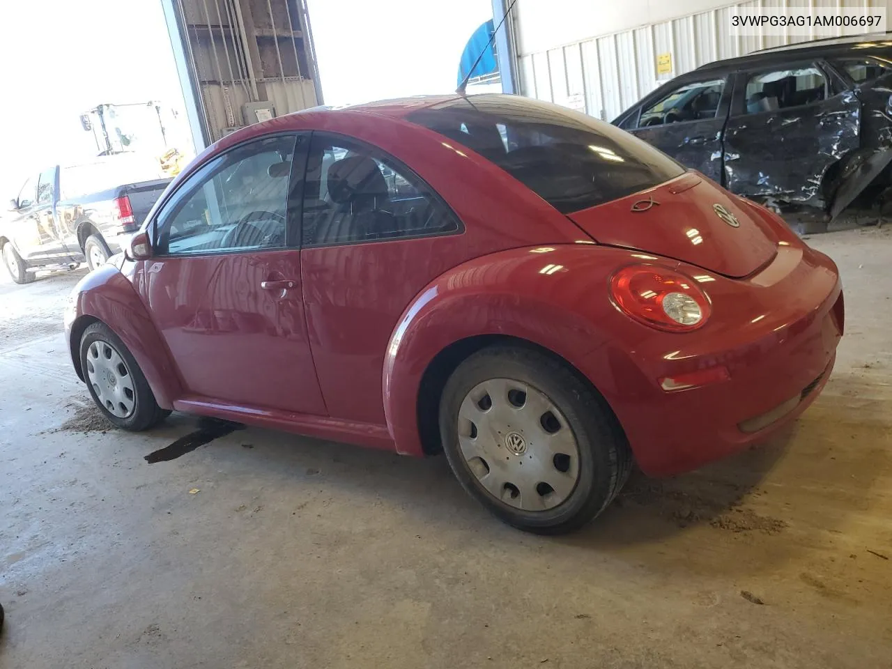 2010 Volkswagen New Beetle VIN: 3VWPG3AG1AM006697 Lot: 70637574