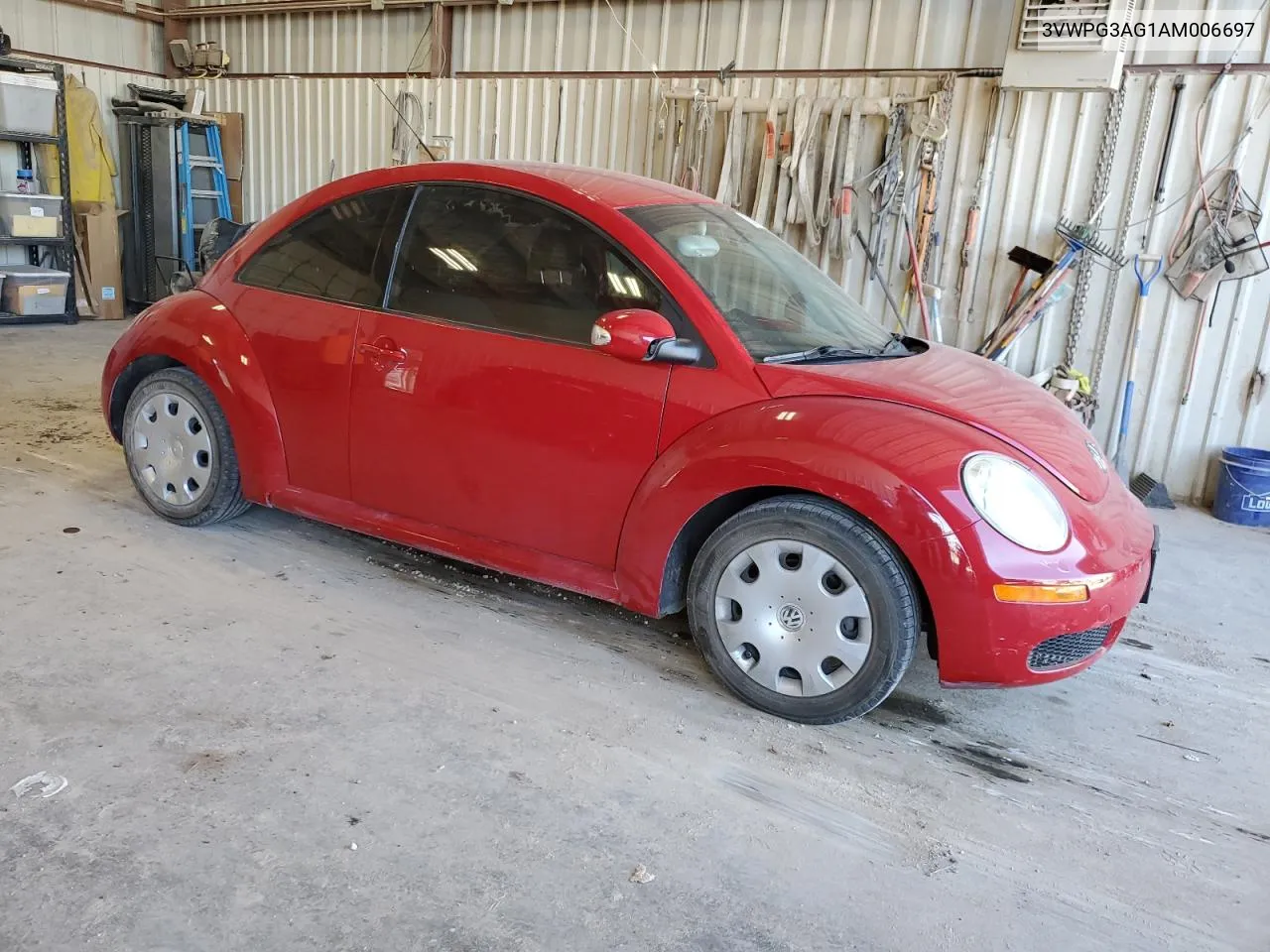 2010 Volkswagen New Beetle VIN: 3VWPG3AG1AM006697 Lot: 70637574