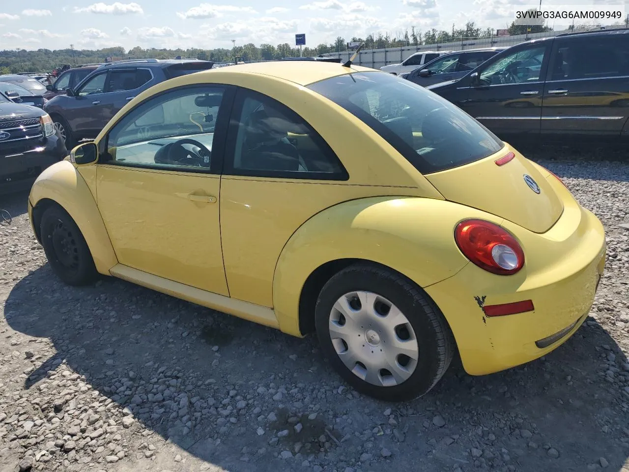 2010 Volkswagen New Beetle VIN: 3VWPG3AG6AM009949 Lot: 71229084