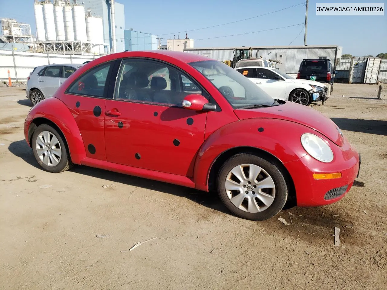 2010 Volkswagen New Beetle VIN: 3VWPW3AG1AM030226 Lot: 72162454